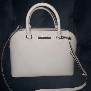 MICHAEL MICHAEL KORS DOME HANDBAG OPTIC WHITE